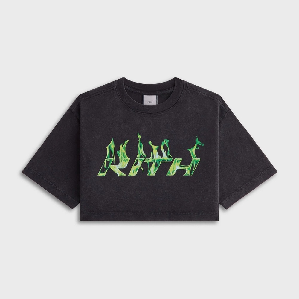 Kith Fei Flame Cropped Tee NWT